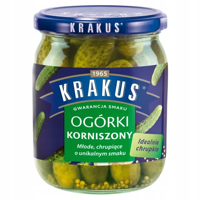 Krakus Ogórki korniszony 500 g