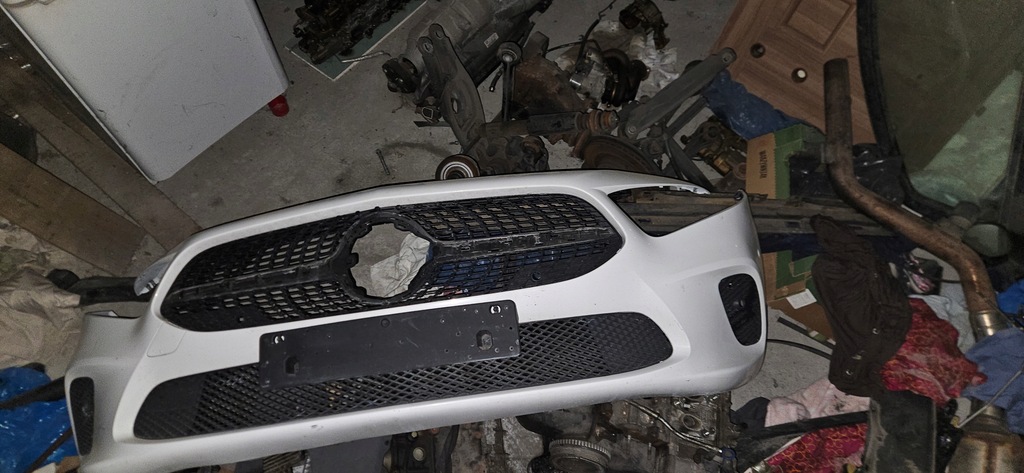 Zderzak przod mercedes w177 aklasa biały