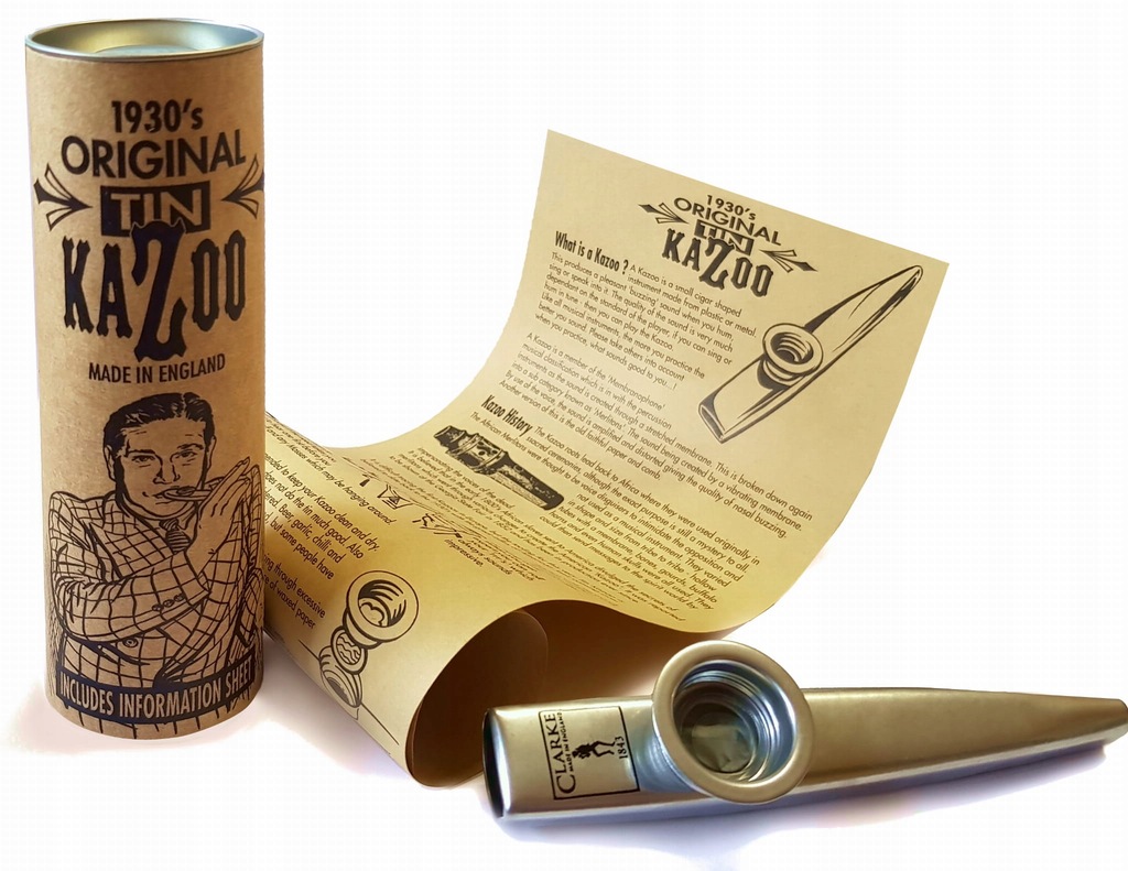 Clarke Metal Kazoo Silver Coated