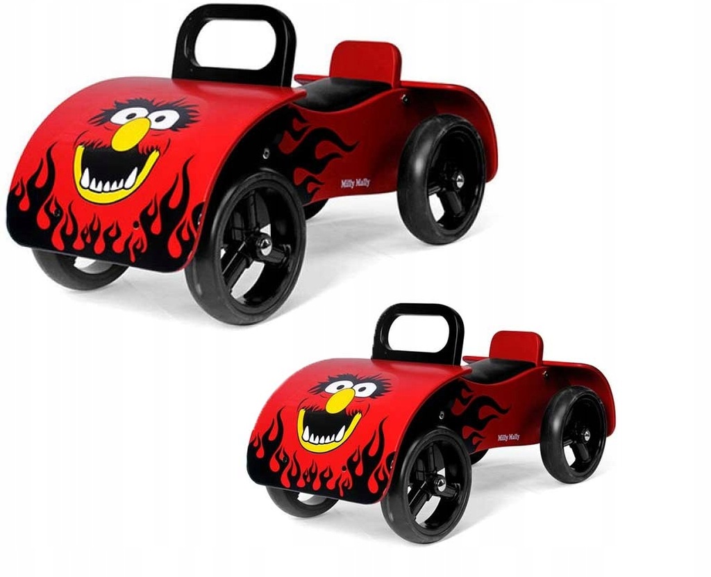 MILLY MALLY JEŹDZIK AUTO JUNIOR CZERWONY 0882
