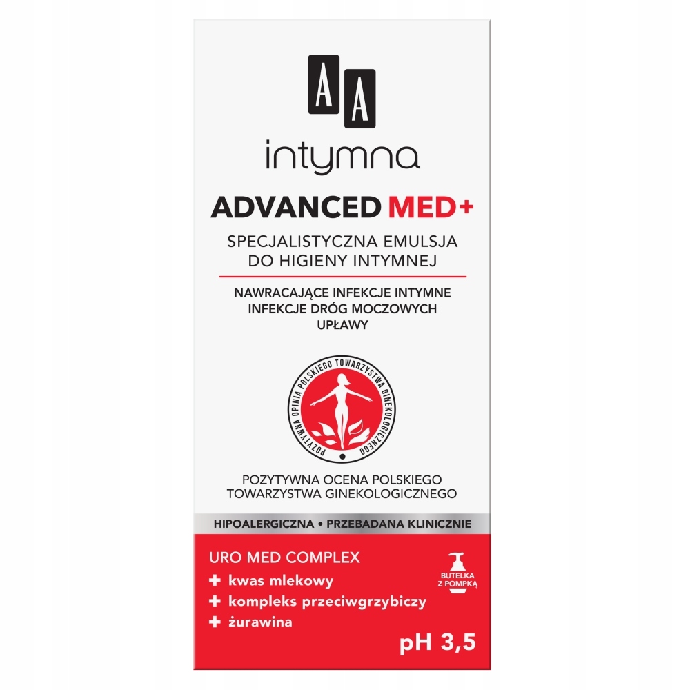AA Intymna Advanced Med+ specjalistyczna emulsj P1