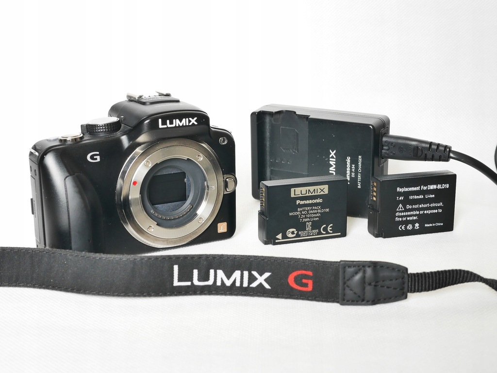 Panasonic Lumix G3 DMC-G3 FHD mały przebieg 2x aku
