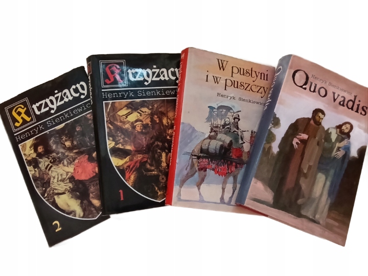 Sienkiewicz KRZYŻACY W PUSTYNI I W PUSZCZY QUO VADIS 1-4