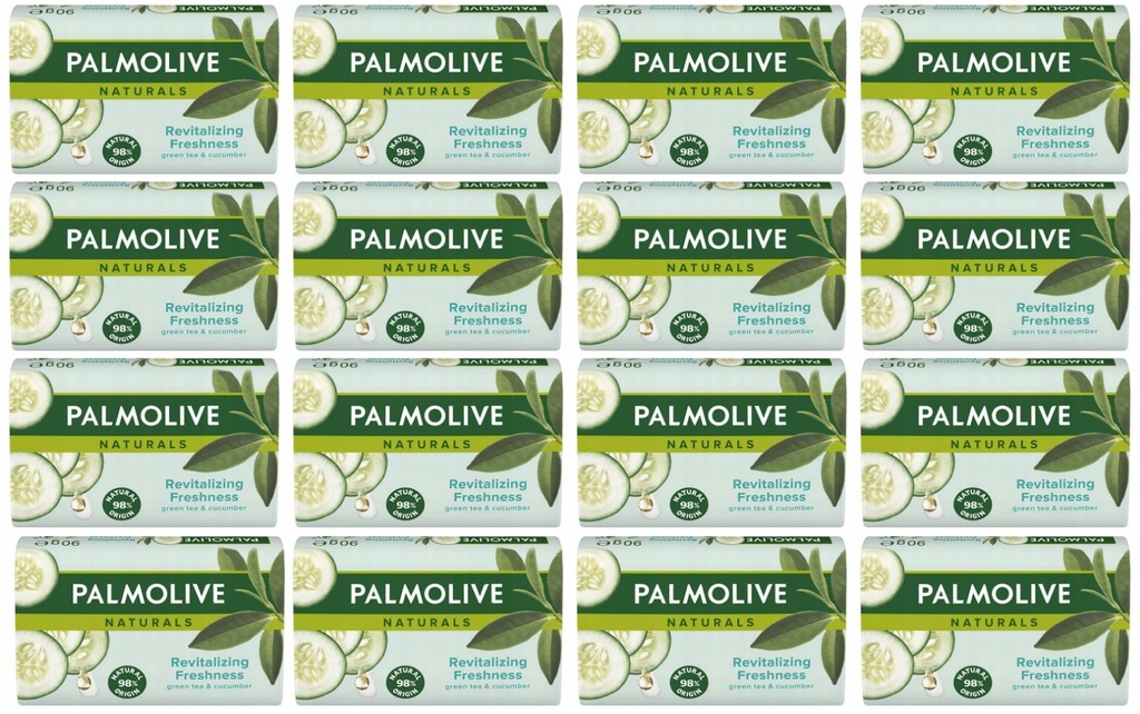 PALMOLIVE MYDŁO 90g HERBATA & OGÓREK x 16