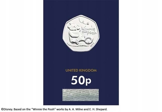 Купить Винни Пух, монета 50 пенсов 2020 года.: отзывы, фото, характеристики в интерне-магазине Aredi.ru