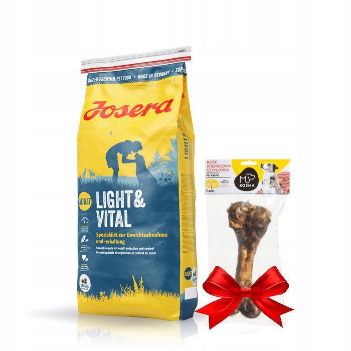 JOSERA Light Vital Adult 15kg dla otyłych +GRATIS