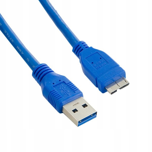 4World Kabel USB 3.0 AM- Micro BM 3.0m|niebieski