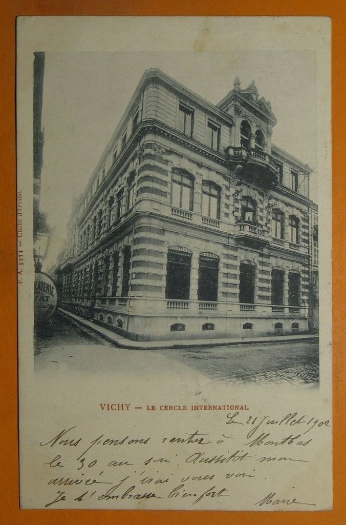 152524, Francja, Vichy, obieg 1902