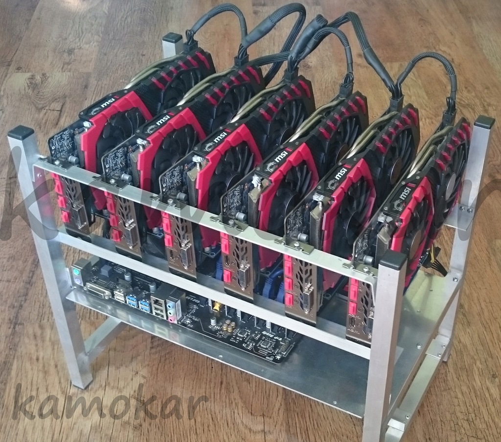 NOWA KOPARKA KRYPTOWALUT 6x AMD Radeon RX 5700 8GB