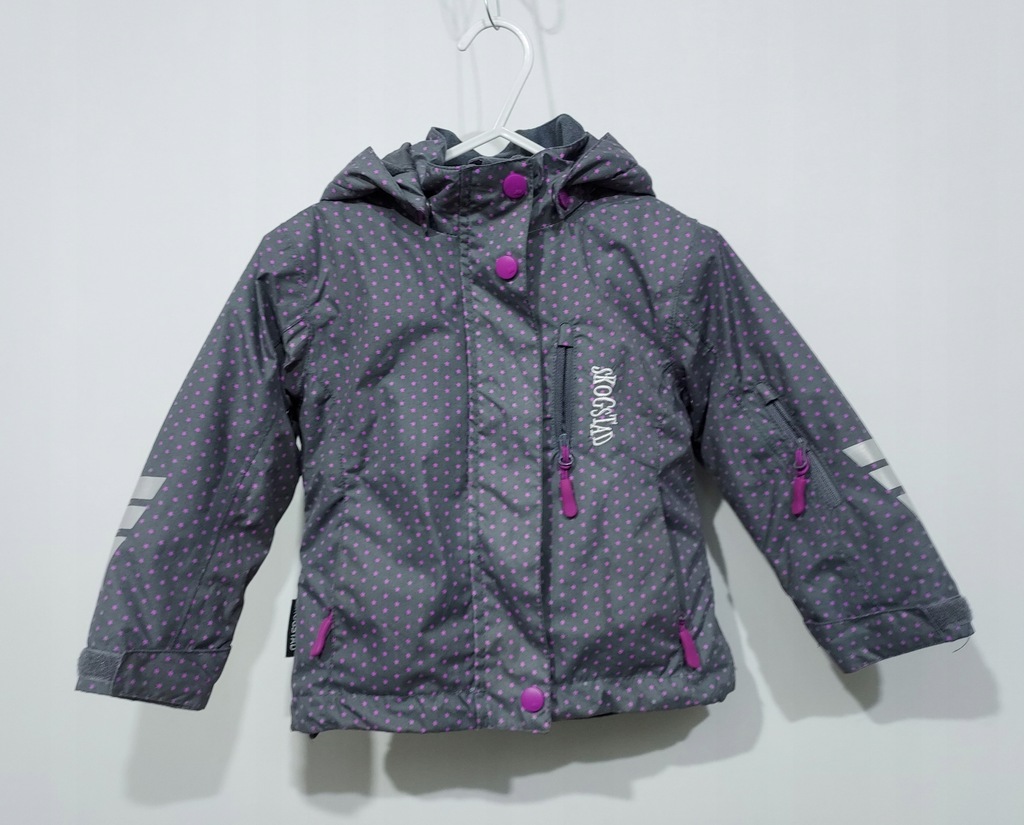 SKOGSTAD ocieplana kurtka z kapturem 80 cm