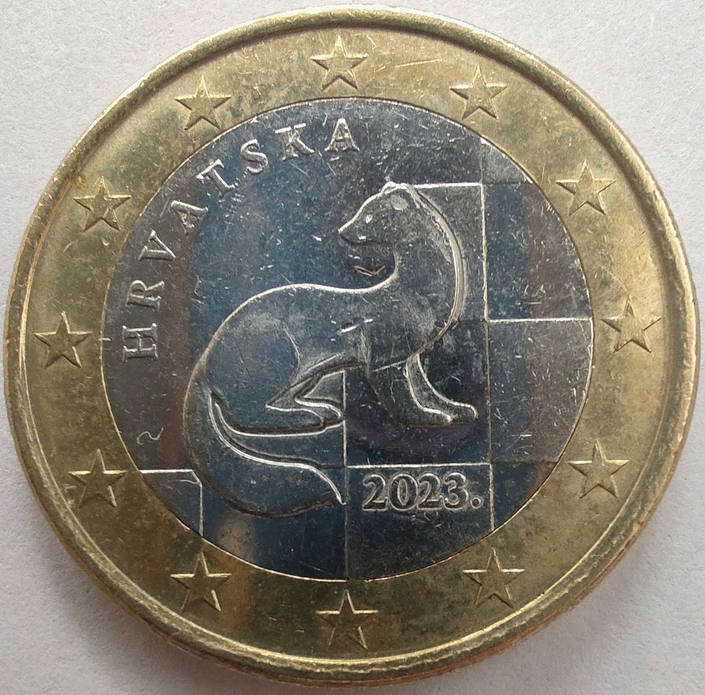 1895 - Chorwacja 1 euro, 2023