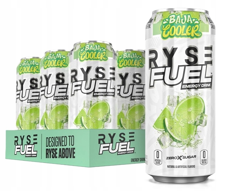 Fuel Energy Drink, Baja Cooler - 12 x 473 ml.