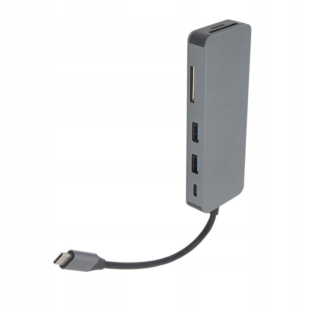 Hub USB C Wielofunkcyjny 8 portów Slim Przenośny
