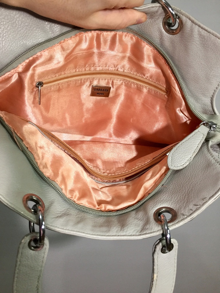 Torebka Gabaara Moda szara pikowana 8296587424 oficjalne