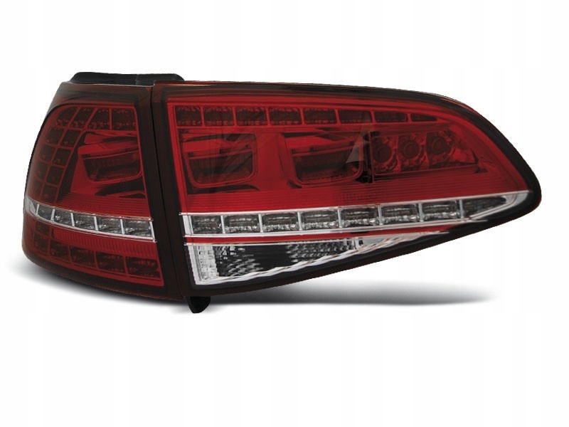 Lampy tylne VW GOLF 7 13-17 RED WHITE LED GTI LOOK