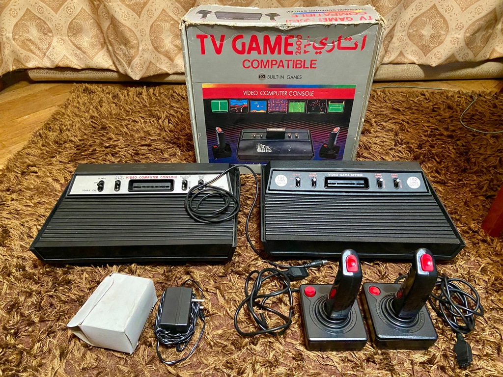 2 x KLON ATARI 2600 KONSOLA RAMBO Video Game Syste