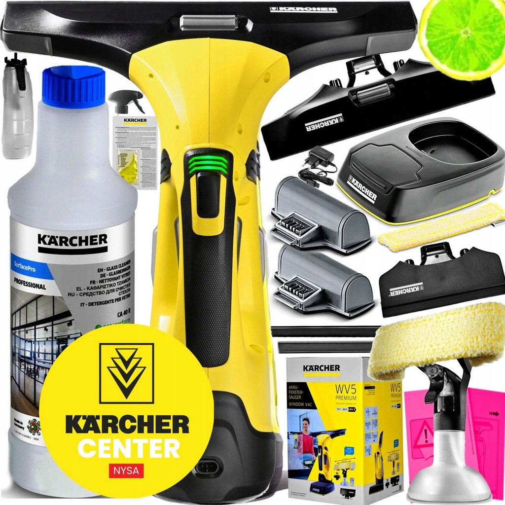 Купить СТЕКОНОМОЙКА KARCHER WV5 ПРЕМИУМ ПОДАРОЧНЫЙ НАБОР XXL: отзывы, фото, характеристики в интерне-магазине Aredi.ru