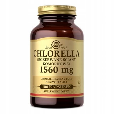 SOLGAR Chlorella 1560 mg -suplement diety 100 kaps