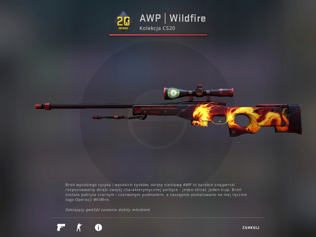 AWP Wildfire (FT) CS:GO