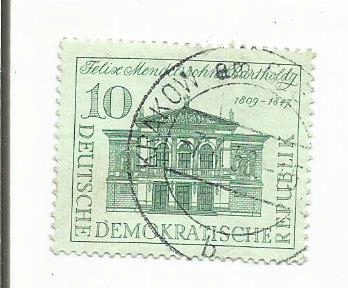 Niemcy NRD DDR znaczki 1959 F.Mendelsson-Bartholdy