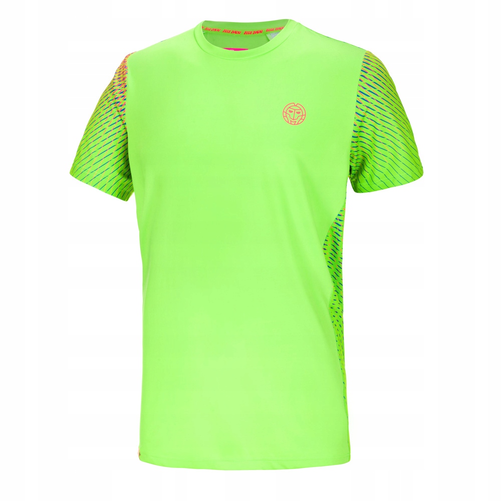 Koszulka tenisowa BIDI BADU Aro neongren L