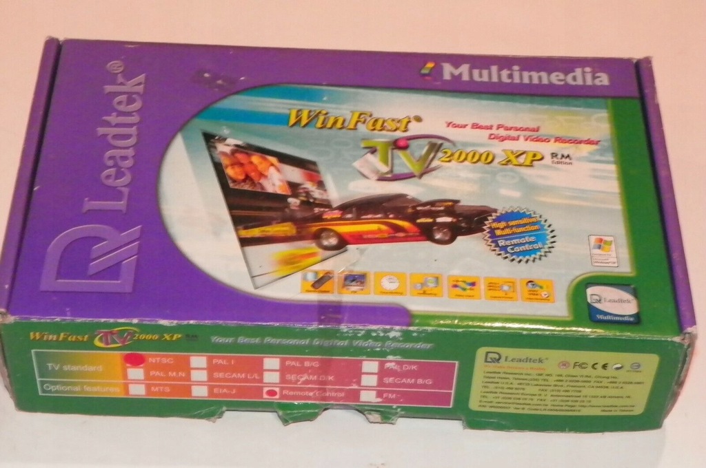LEADTEK MULTIMEDIA WINFAST TV 2000 XP PILOT BOX