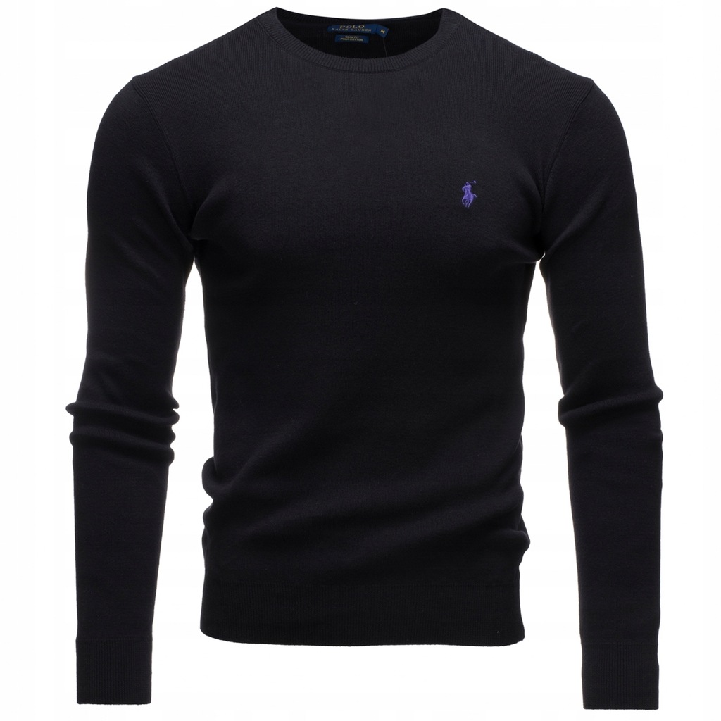 RALPH LAUREN SWETER MĘSKI CZARNY /XL