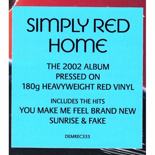 Купить {{{ SIMPLY RED - HOME (1 LP) 180г цветной: отзывы, фото, характеристики в интерне-магазине Aredi.ru