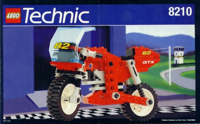 KLOCKI LEGO LEGOLAND VINTAGE ZESTAW TECHNIC 8210 Nitro Bike GTX