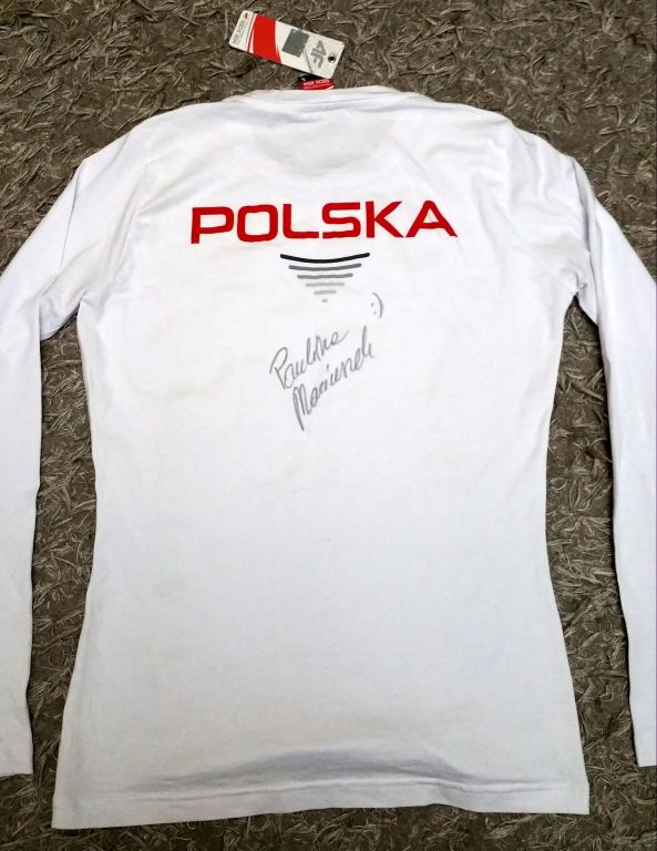 PAULINA MACIUSZEK KOSZULKA OLIMPIJSKA Z AUTOGRAFEM