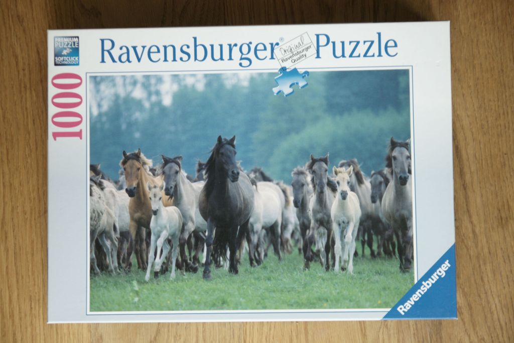 puzzle "konie" 1000 szt Ravensburger