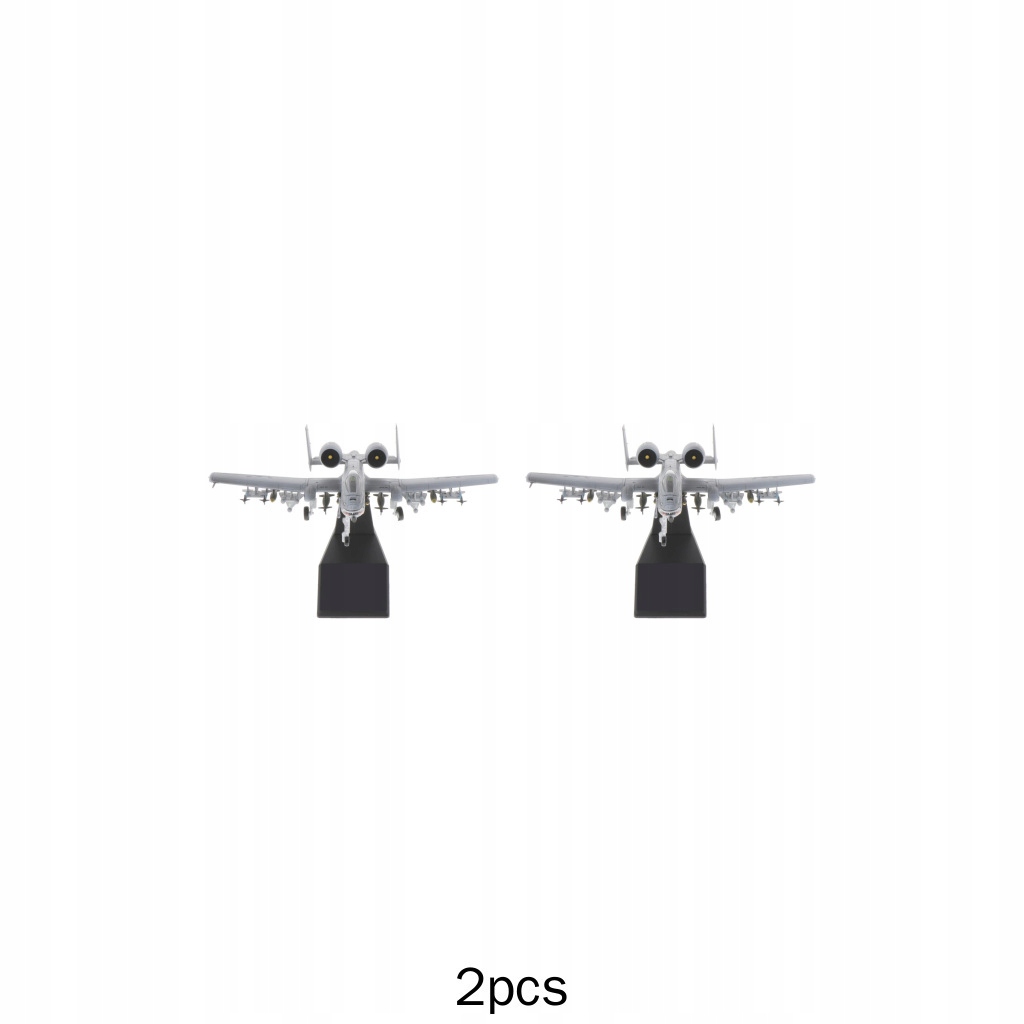 2x Jednoczęściowy model samolotu szturmowego