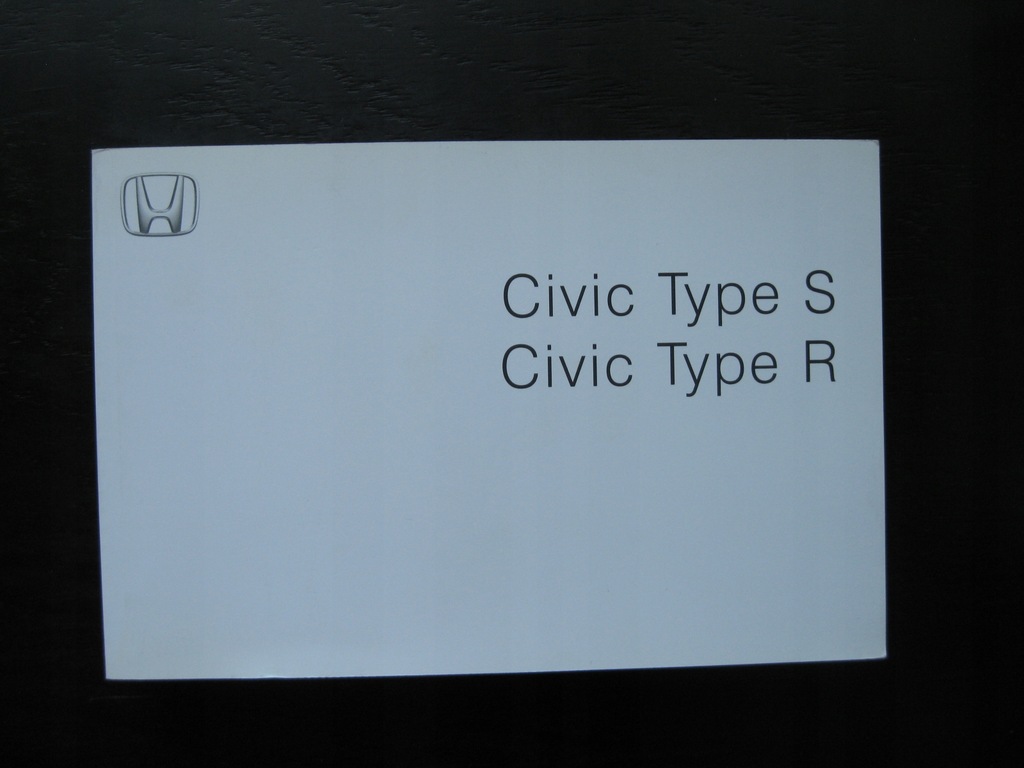 Honda Civic Viii Type S Instrukcja Civic Type R Pl - 8432555099 - Oficjalne Archiwum Allegro