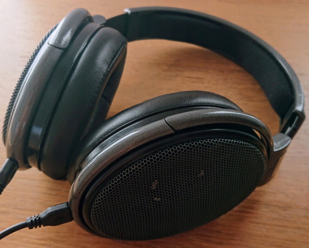 Sennheiser HD 650 HD650 - nowe skórzane pady - BDB