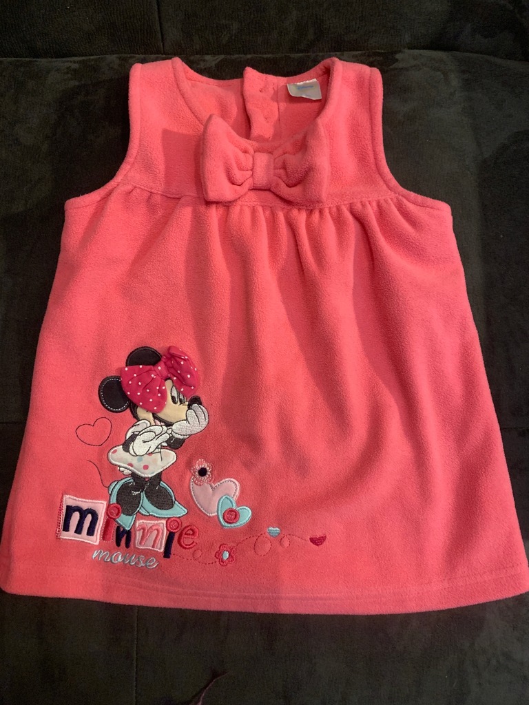 Polarow sukienka Disney Minnie 3-6mies 8kg kokardy
