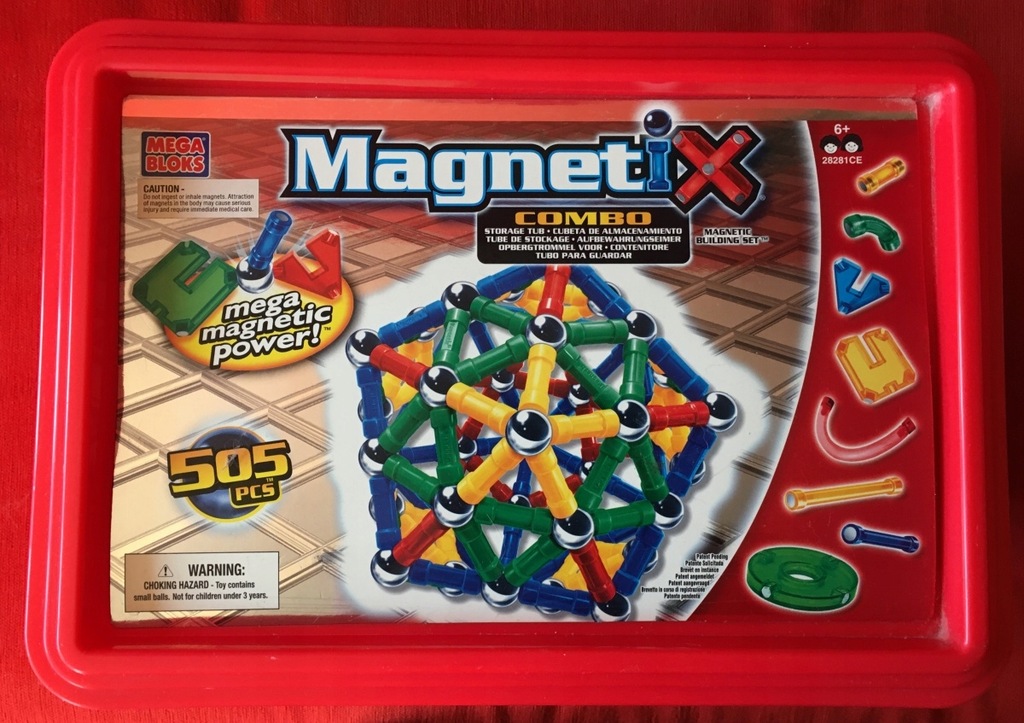 Mega Bloks Magnetix Combo 505 elementow 10564305931 oficjalne archiwum Allegro