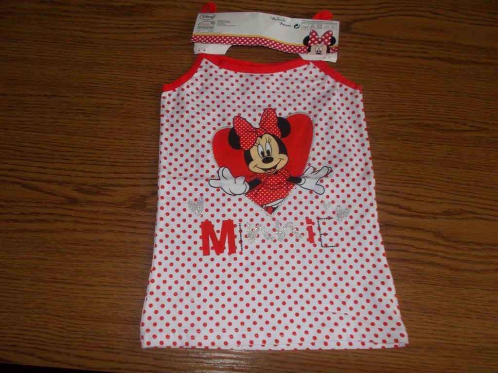 Disney top koszulka Myszka minnie 122-128cm NOWA