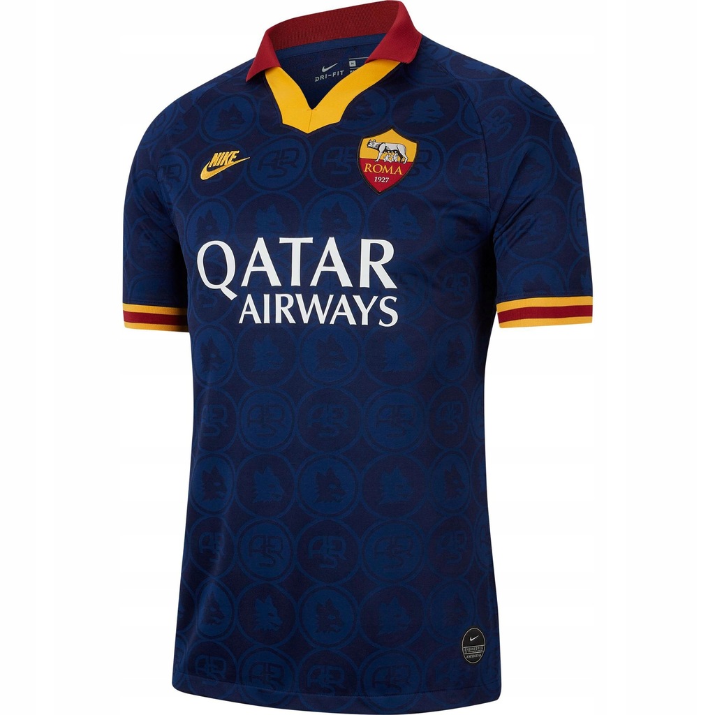 ウェア AS ROMA 3rd XL AS Roma Oficjalna replika koszul, Third 24-25, Blank, 3XL