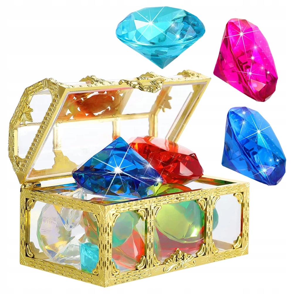 Kids Water Toy Diamond Artificial Gemstone 20 Pcs