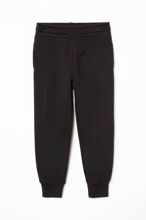 NOWE H&M spodnie dresowe czarne 122