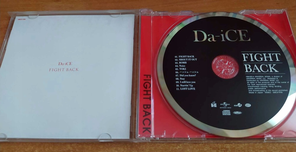 Da Ice Fight Back Album Cd J Pop Kpop Arashi Oficjalne Archiwum Allegro