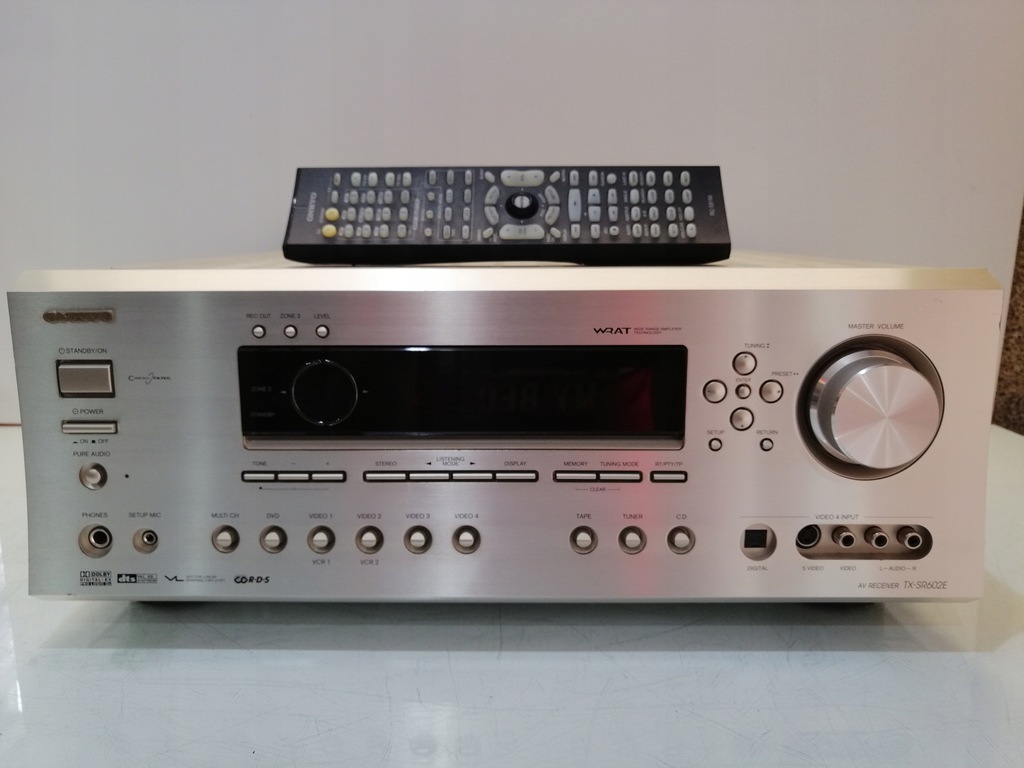 AMPLITUNER ONKYO TX-SR602E + PILOT