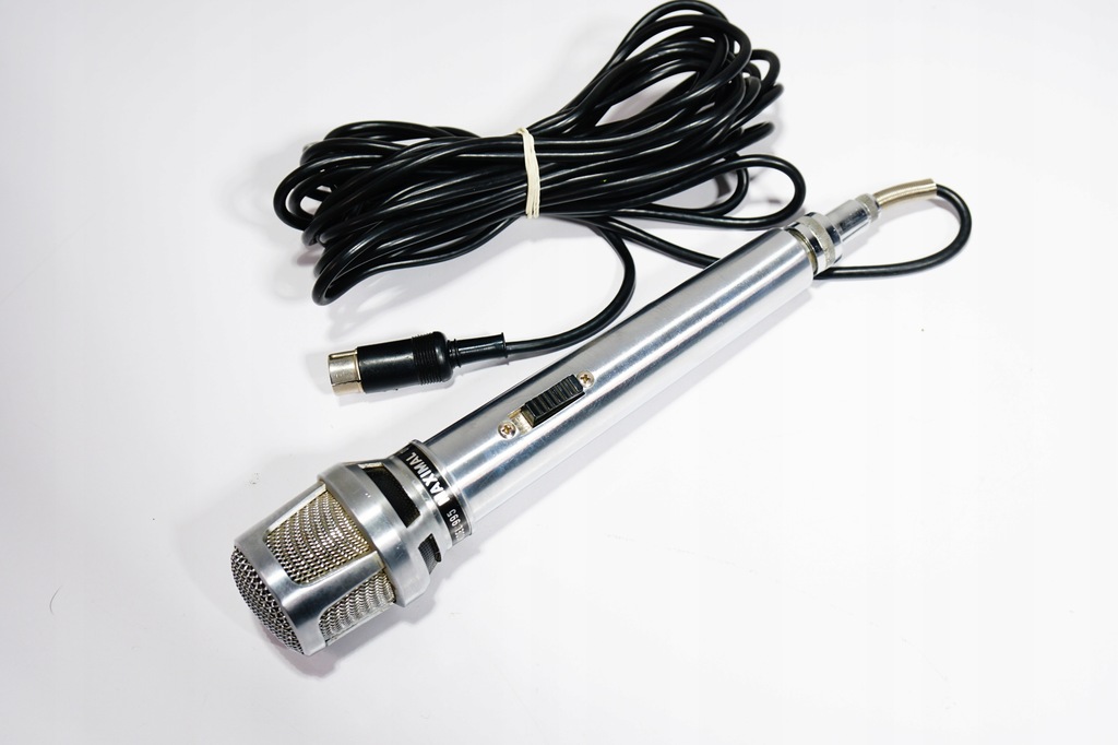 Retro Mikrofon Dynamiczny Maximal Model 995 Japan Metalowy