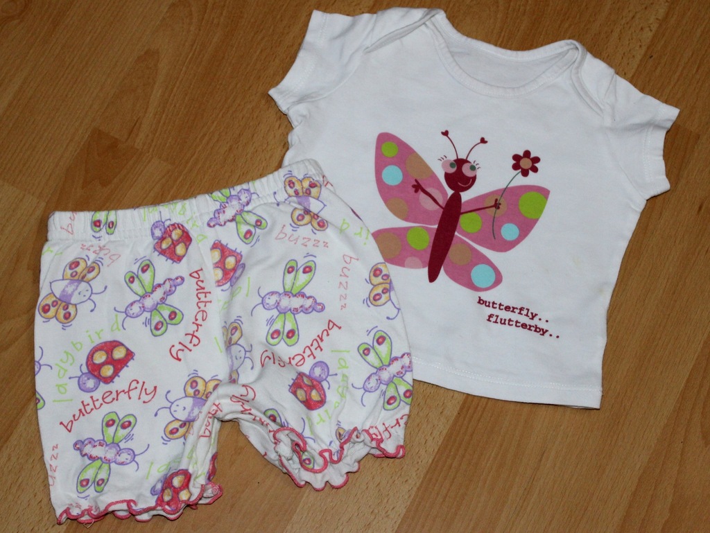 * M&S * BAWEŁNIANY KOMPLECIK 3-6 M