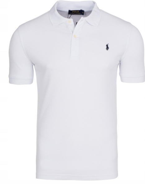 Koszulka Polo Ralph Lauren RL Biala SLIM FIT XL