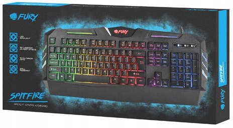 Купить ИГРОВАЯ КЛАВИАТУРА FURY SPITFIRE С ПОДСВЕТКОЙ: отзывы, фото и ...