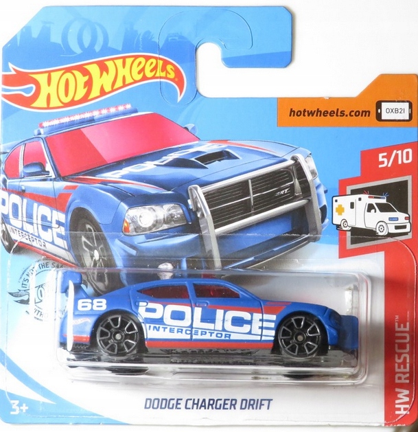 HOT WHEELS DODGE CHARGER DRIFT POLICE POLICJA