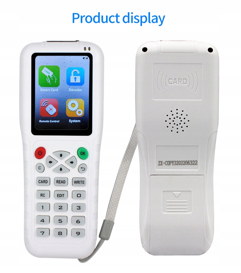 CZYTNIK PROGRAMATOR RFID ZONSIN ZX-COPY - 13708293776
