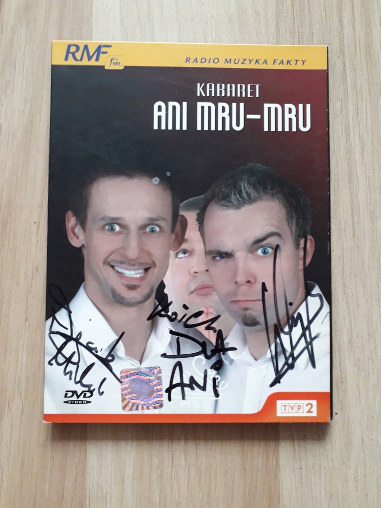 Kabaret Ani Mru Mru Autografy Dvd 8934171753 Oficjalne Archiwum Allegro
