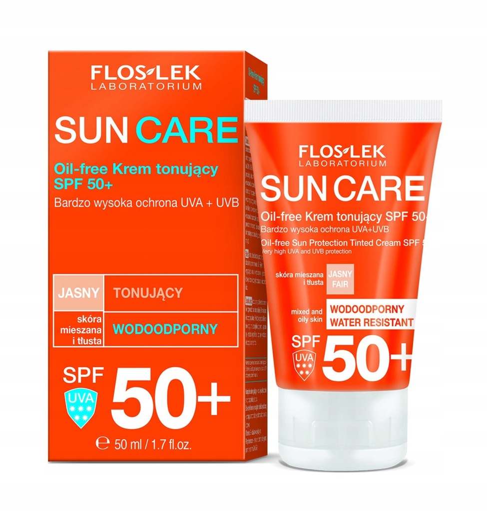 Floslek Sun Care Oil-Free krem tonujący